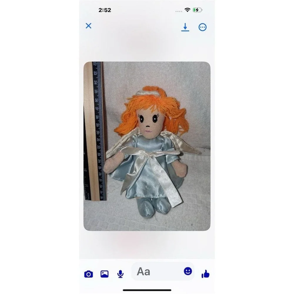 Vintage Plush Angel Doll 12